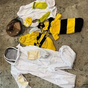 Family bee costumes
